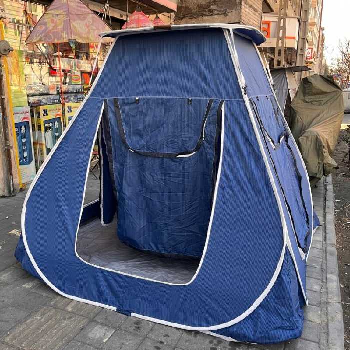 چادر مسافرتی 8 نفره فنری مدل ریپس جنس برنو با کف ضخیم و قلاب و سقف بازشو کد1