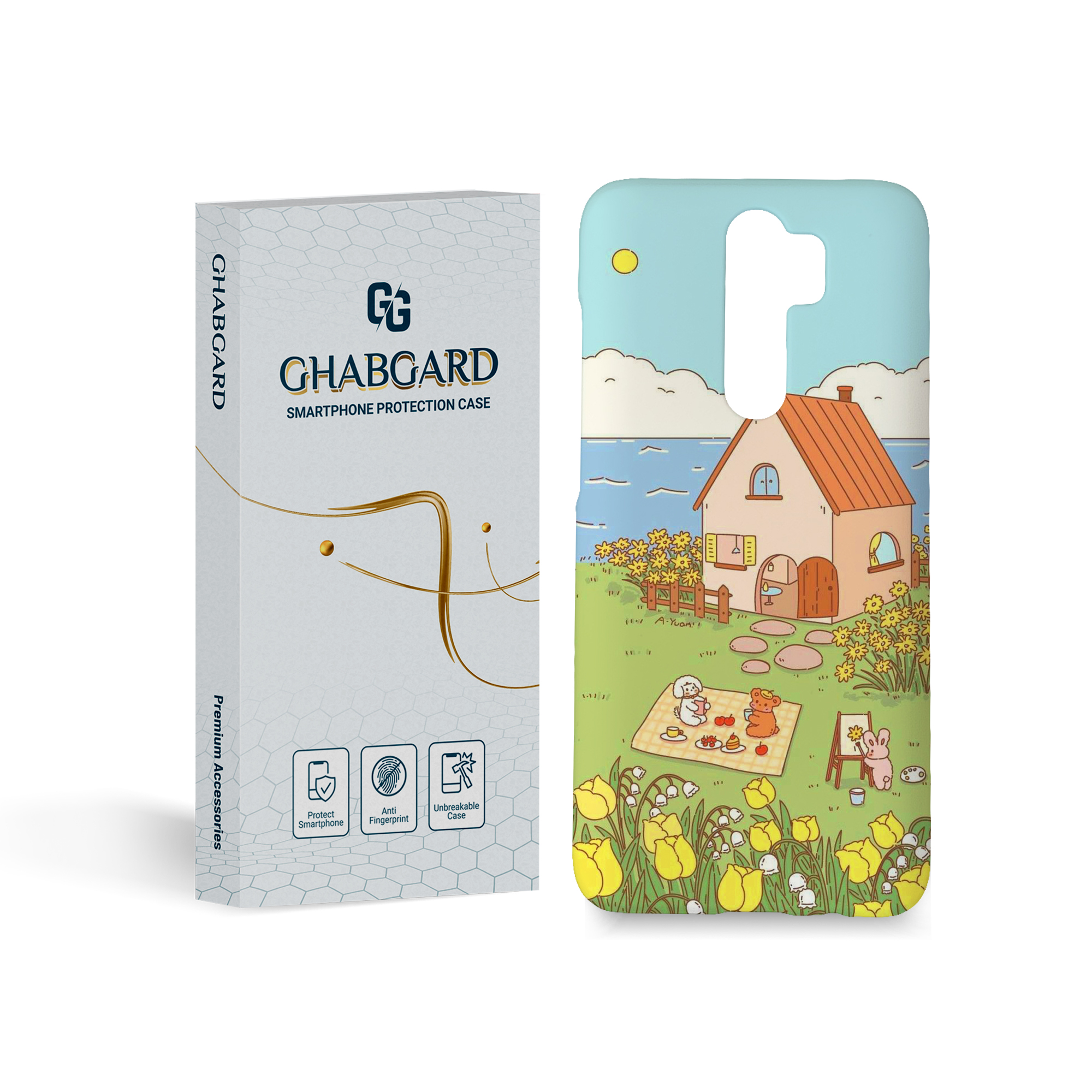 کاور قاب گارد مدل دخترانه مناسب برای گوشی موبایل شیائومی redmi note 8 pro 