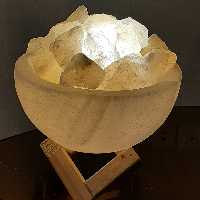 آباژور کاسه سنگ نمک  20 سانتی متر