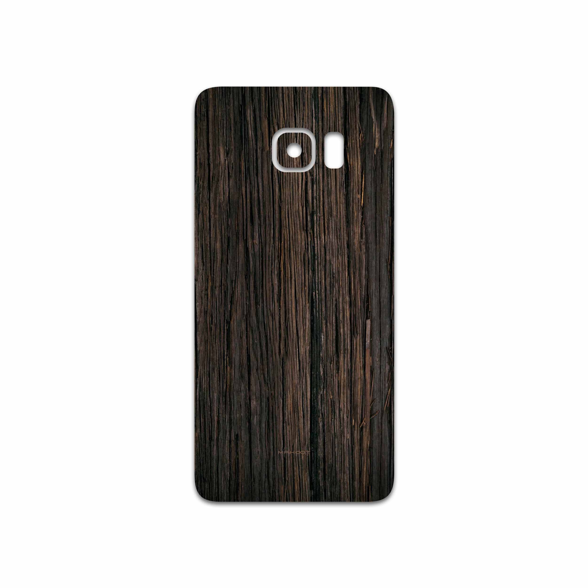 برچسب پوششی ماهوت مدل Burned Wood مناسب برای گوشی موبایل سامسونگ Galaxy S6 Edge
