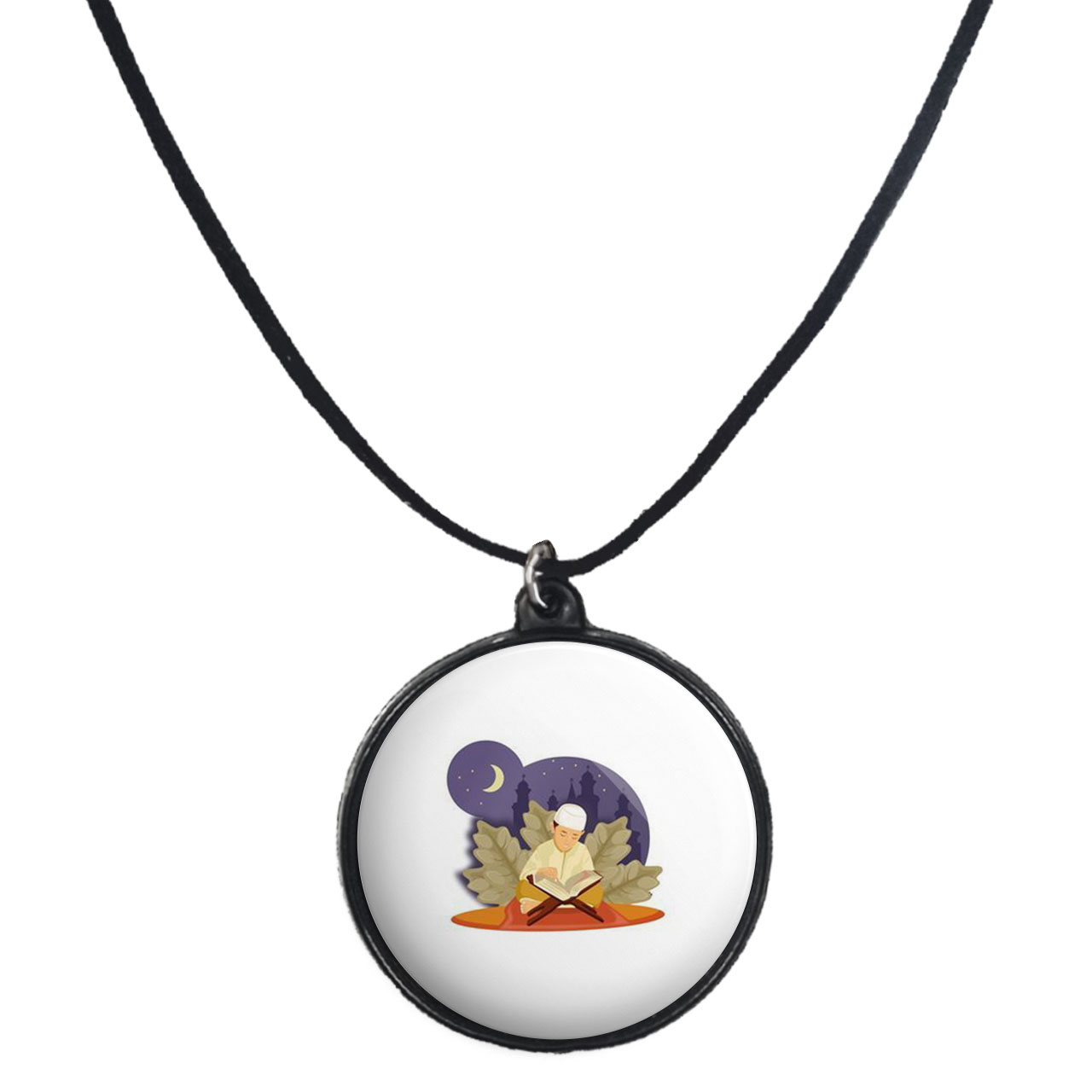 گردنبند پرمانه طرح جشن تکلیف کد pmb.25776 مدل دو طرفه