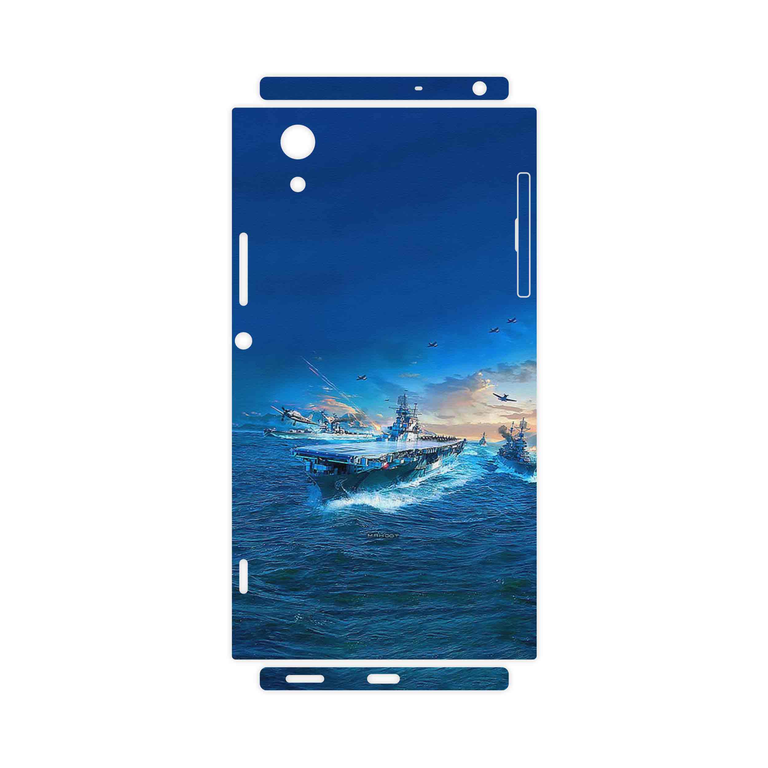 برچسب پوششی ماهوت مدل Warship-FullSkin مناسب برای گوشی موبایل سونی Xperia XA1
