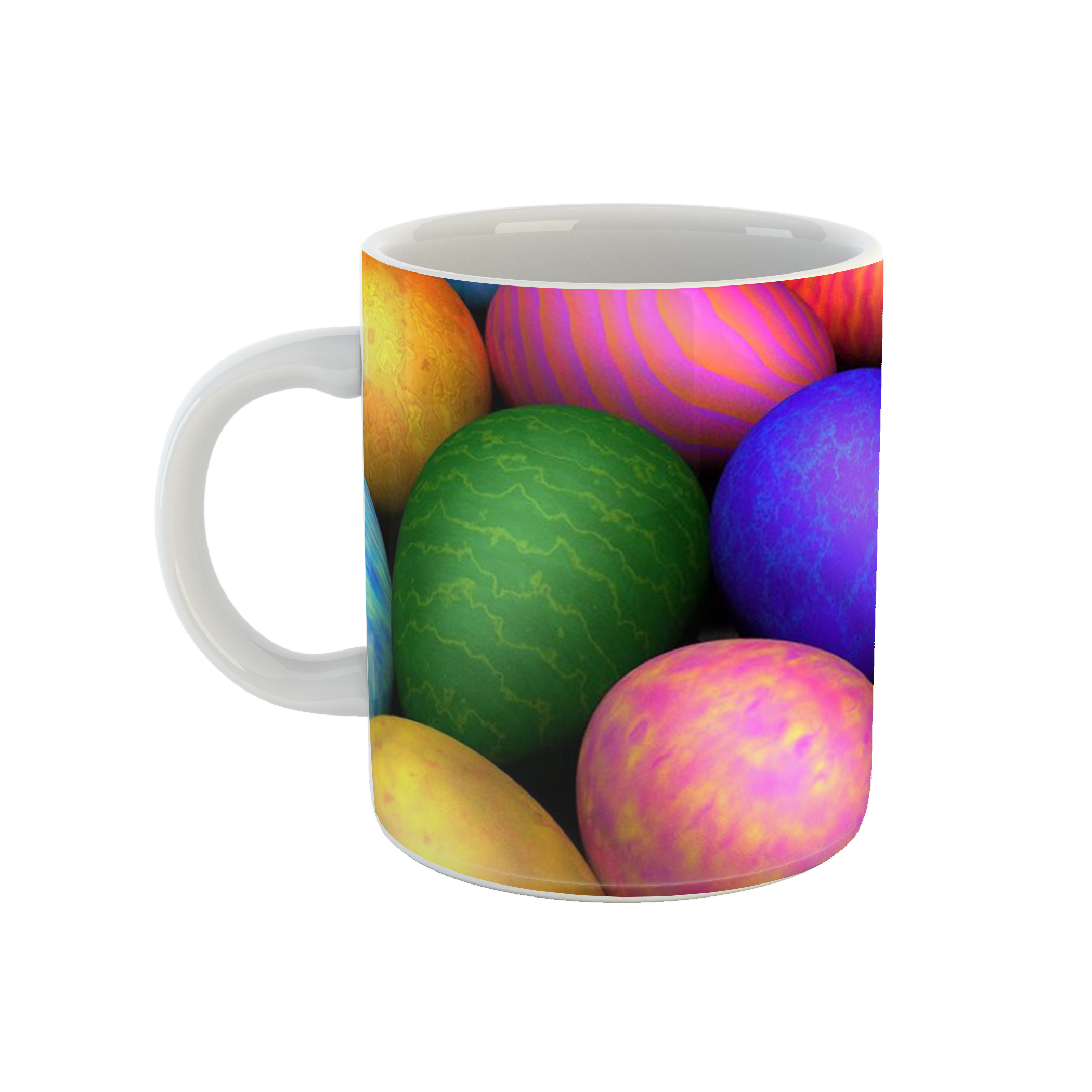 ماگ طرح سال نو نوروز مدل تخم مرغ رنگی