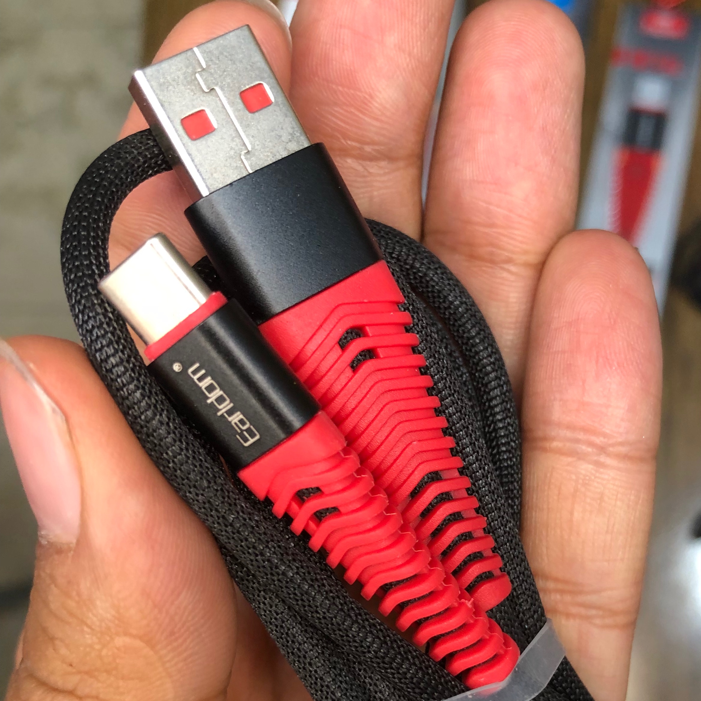 کابل کنفی تایپ سی فست شارژ  ارلدام