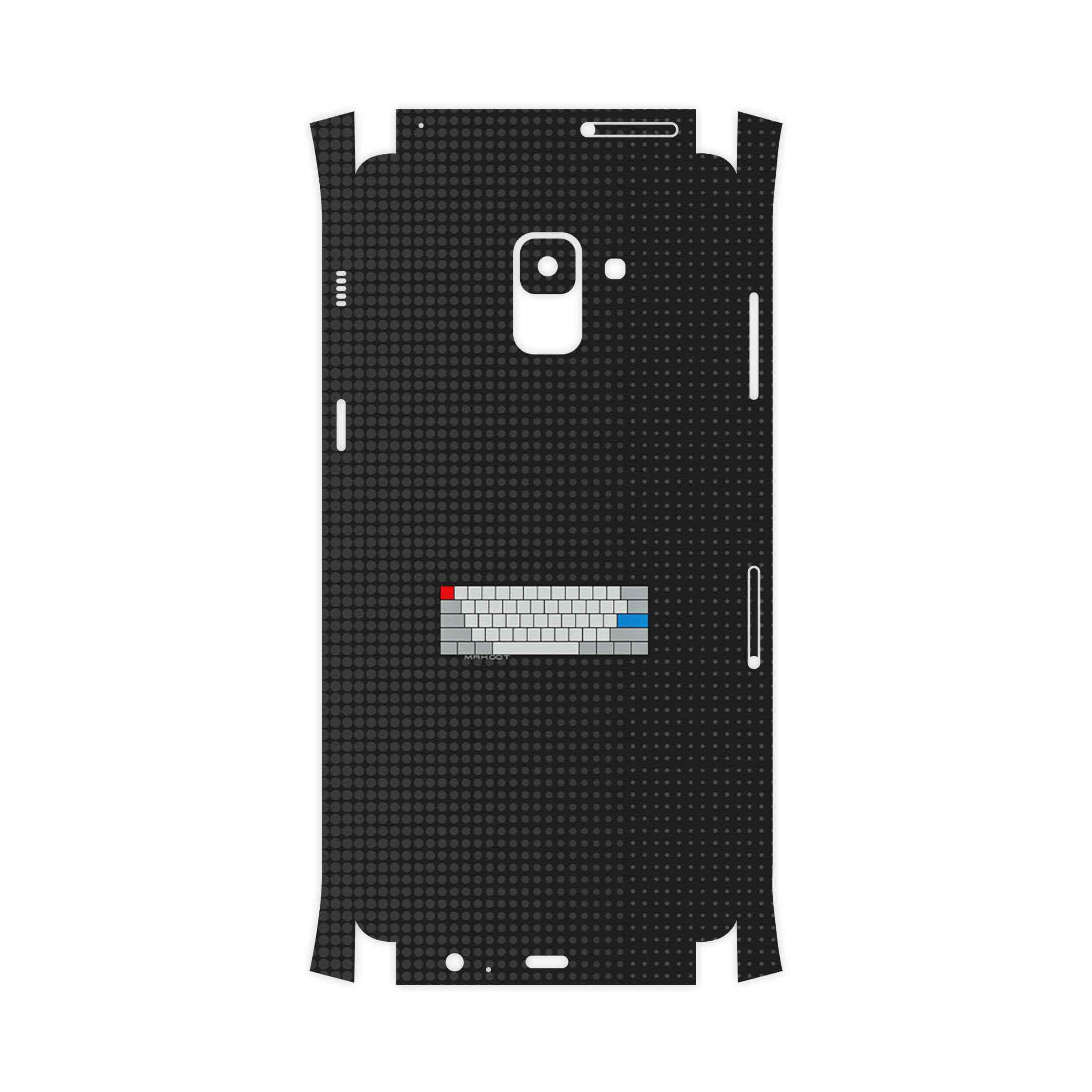 برچسب پوششی ماهوت مدل Minimal Keyboard Icon-FullSkin مناسب برای گوشی موبایل سامسونگ Galaxy A8 Plus 2018