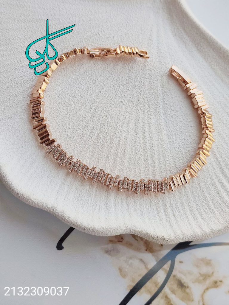 خرید دستبند طرح جدید مارک ژوپینگ کیفیت عالی رنگ ثابت کد 1216729 - ردگل