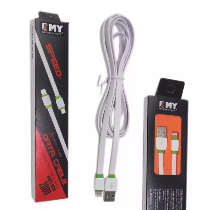 کابل تبدیل USB به لایتنینگ امی مدل MY-450 طول 2 متر