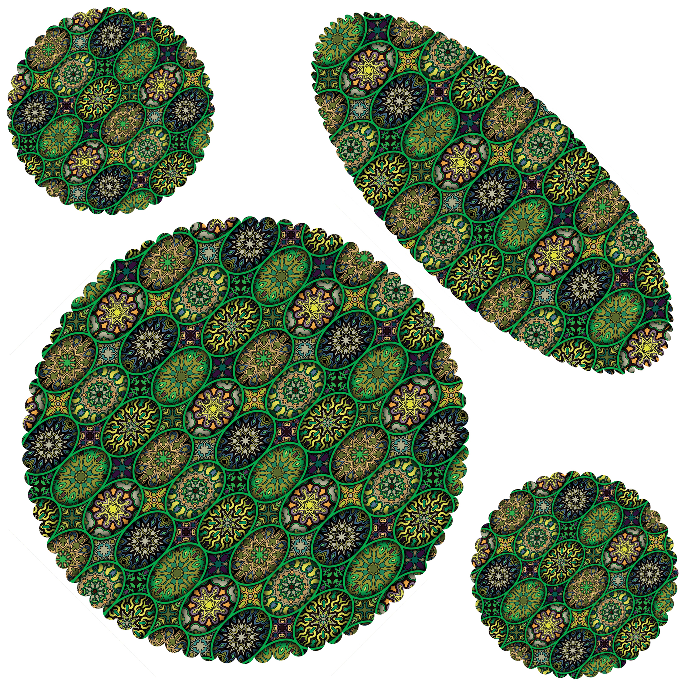ست رومیزی 4 تکه مدل S32-42529