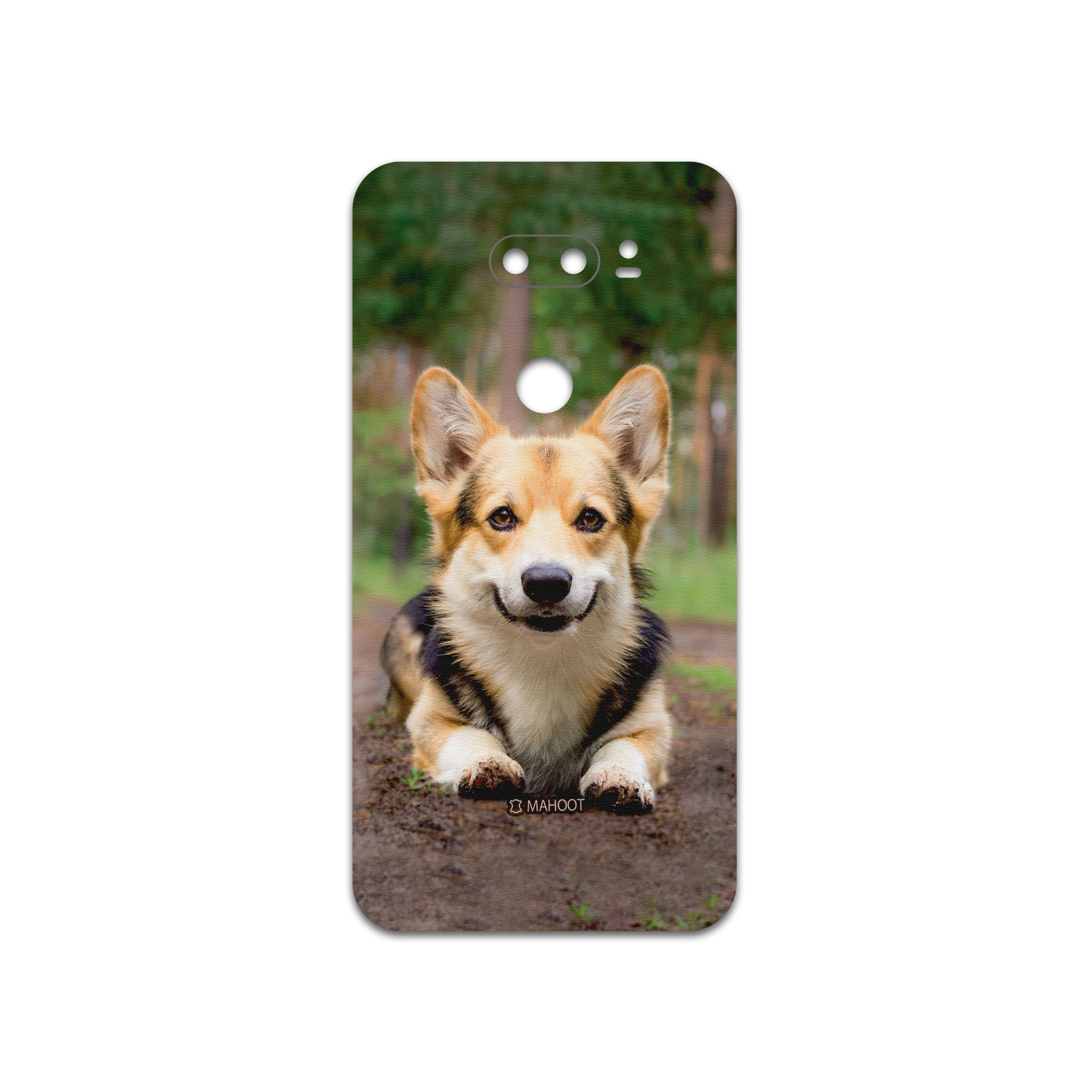 برچسب پوششی ماهوت مدل Dog-2 مناسب برای گوشی موبایل ال جی V30