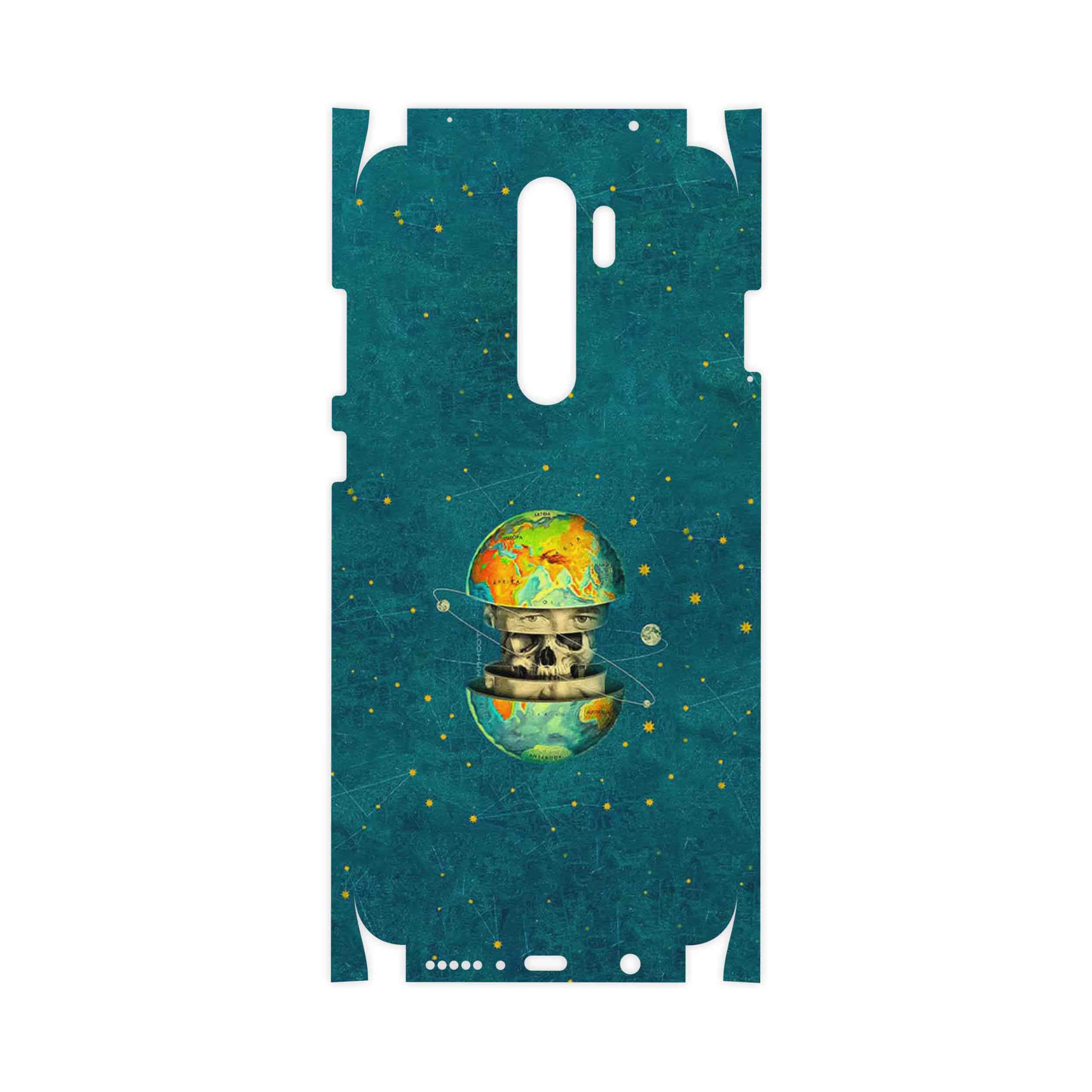 برچسب پوششی ماهوت مدل Collage of Earth Face-FullSkin مناسب برای گوشی موبایل شیائومی Redmi Note 8 Pro