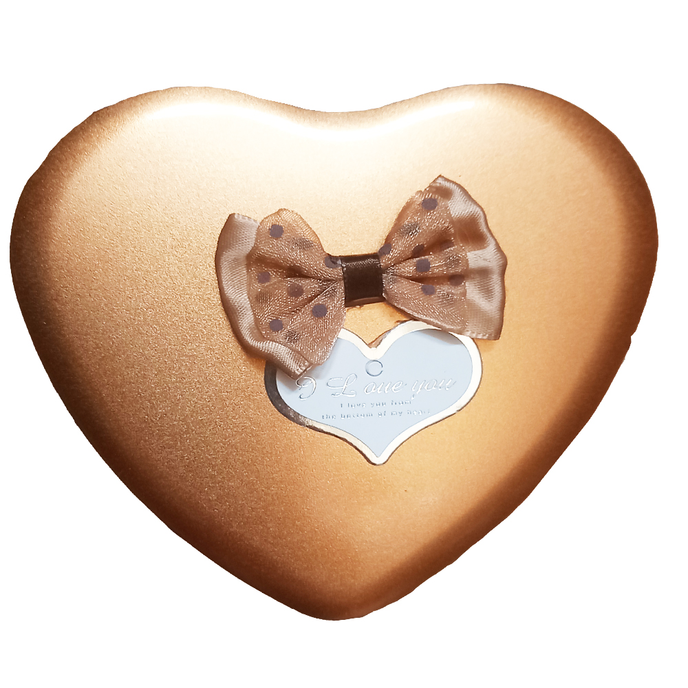 جعبه هدیه مدل قلبی طرح پاپیون کد 03