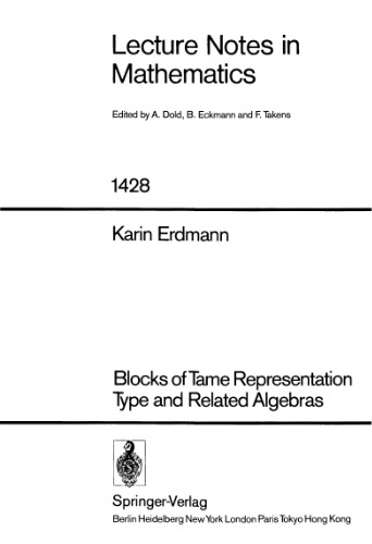 خرید و دانلود نسخه کامل کتاب Blocks of Tame Representation Type and Related Algebras