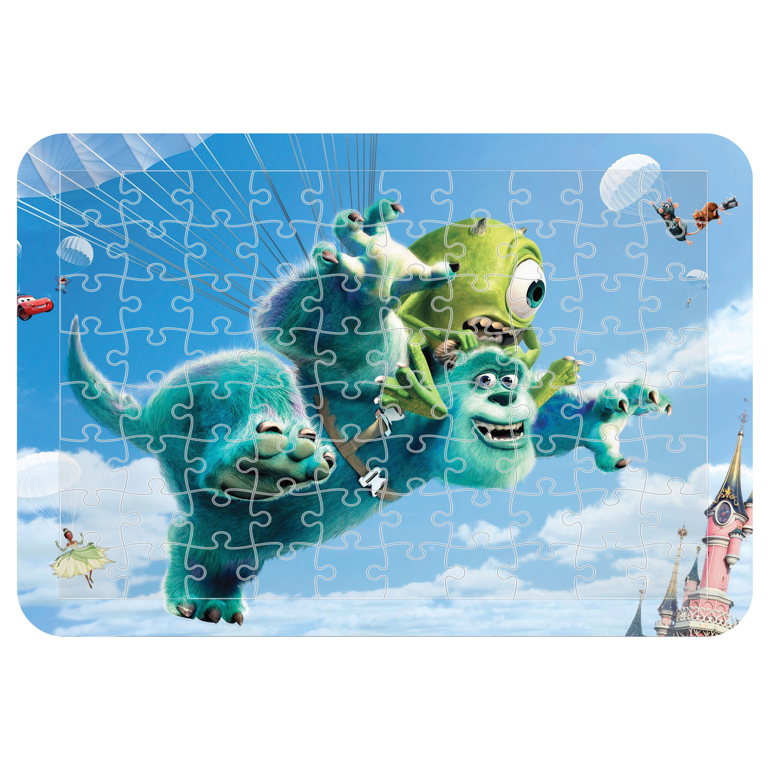 پازل 54 تکه اطلس آبی طرح کارتون کارخانه هیولا ها مدل P1183