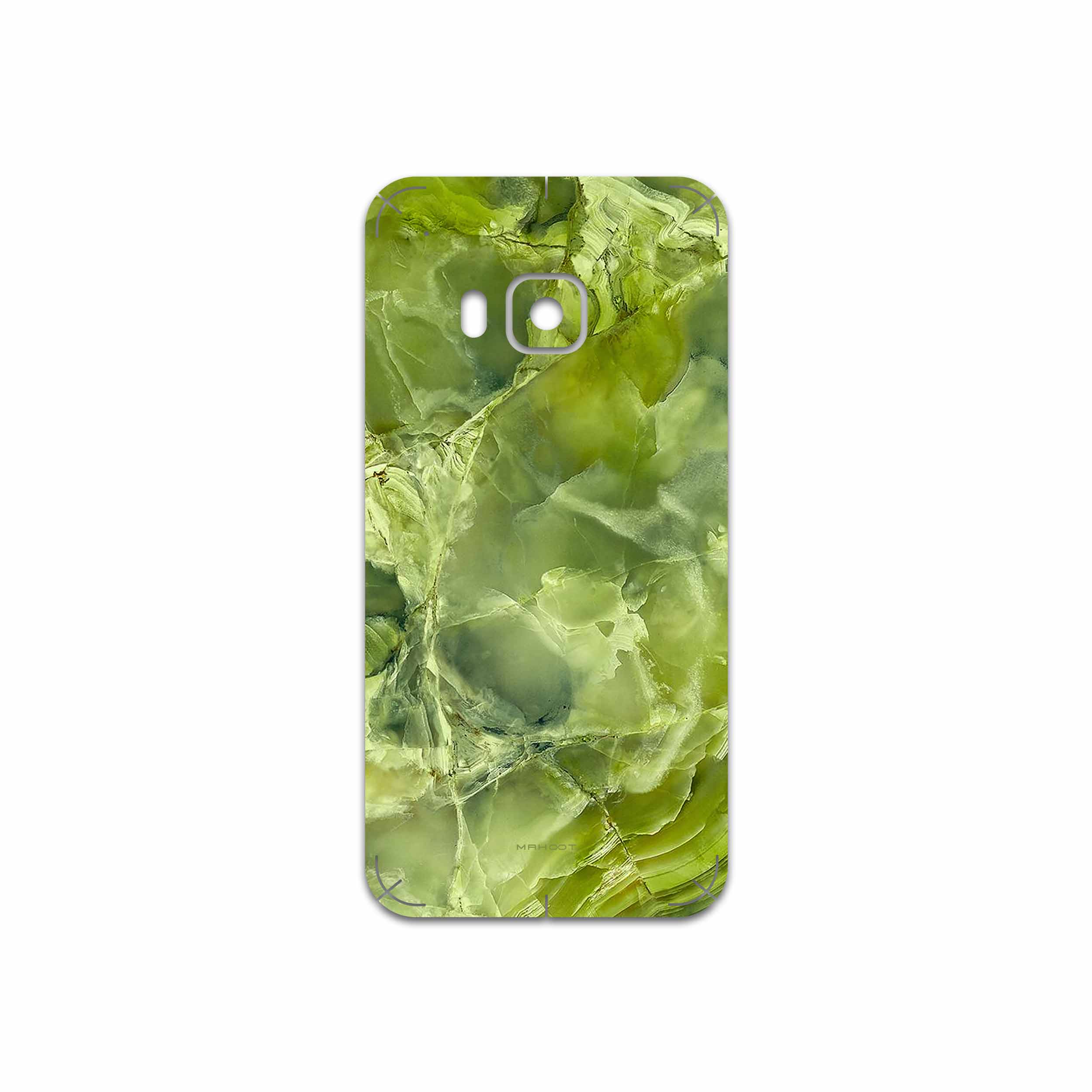 برچسب پوششی ماهوت مدل Green Crystal Marble مناسب برای گوشی موبایل اچ تی سی One S9