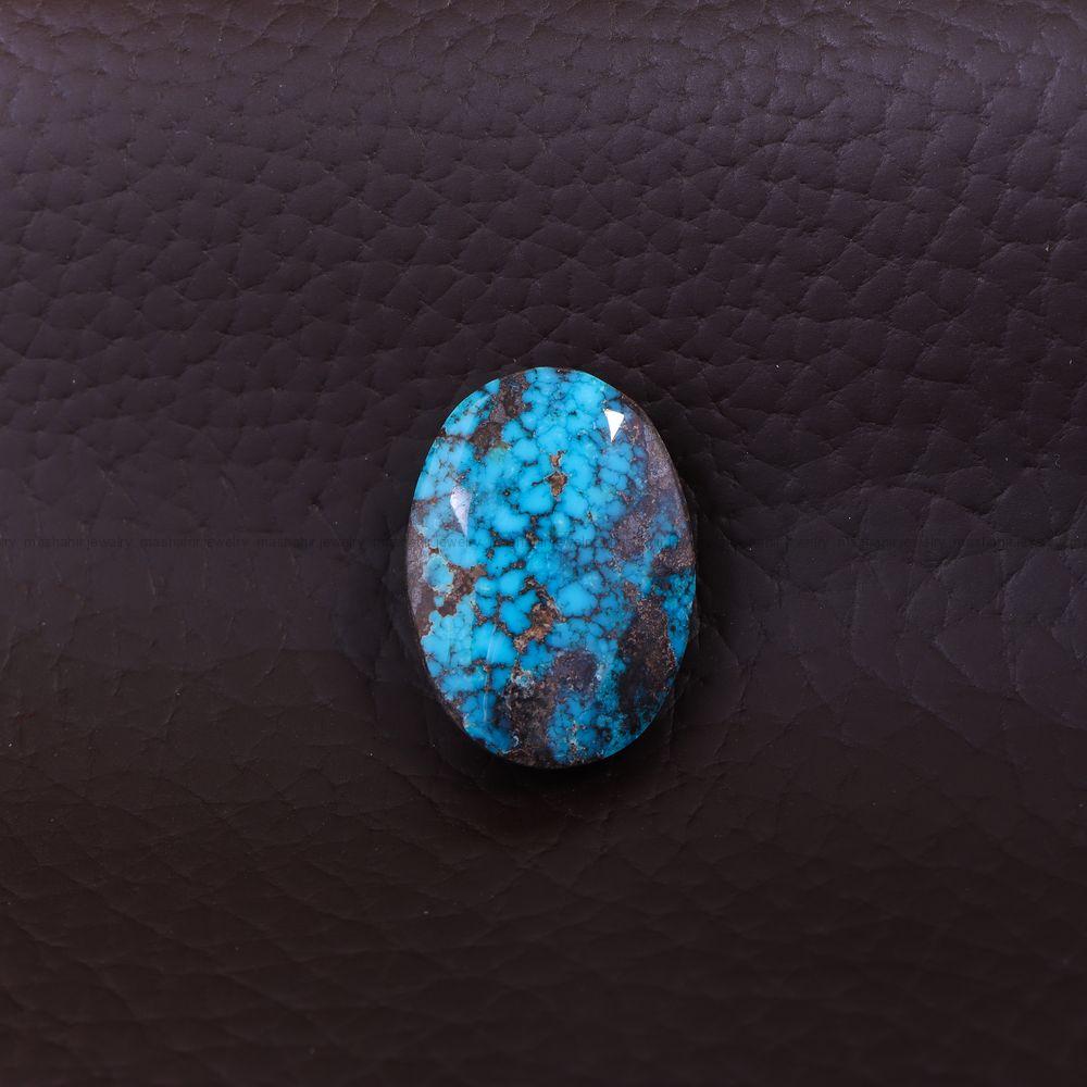 نگین فیروزه شجری کد 11514 - جواهری مشاهیر