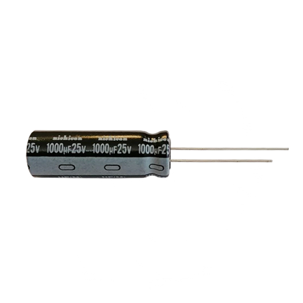 خازن الکترولیت 1000 میکروفاراد نیچیکون کد 25 V