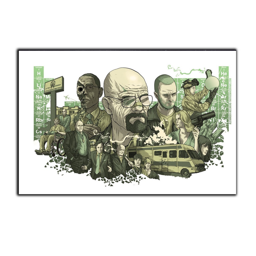 تابلو شاسی بکلیت طرح سریال بریکینگ بد مدل SH-S4012