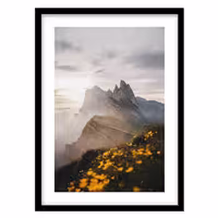 قیمت و خرید تابلو دکوراتیو مدل منظره قله کوه کد 1918