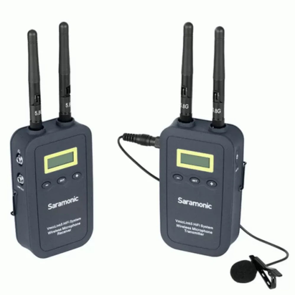 میکروفن بی سیم سارامونیک Saramonic VmicLink5 HiFi System RX-TX