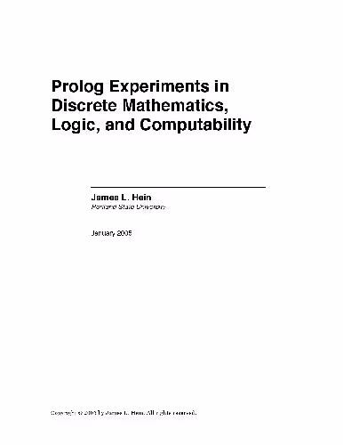 خرید و دانلود نسخه کامل کتاب Prolog Experiments in Discrete Mathematics, Logic, and Computability
