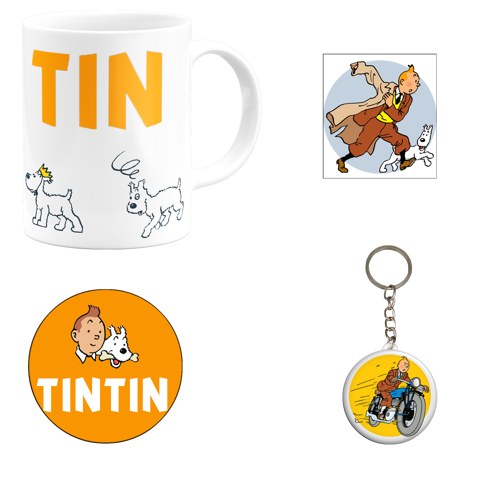 ست هدیه ماگ مدل کارتون تن تن کد M10