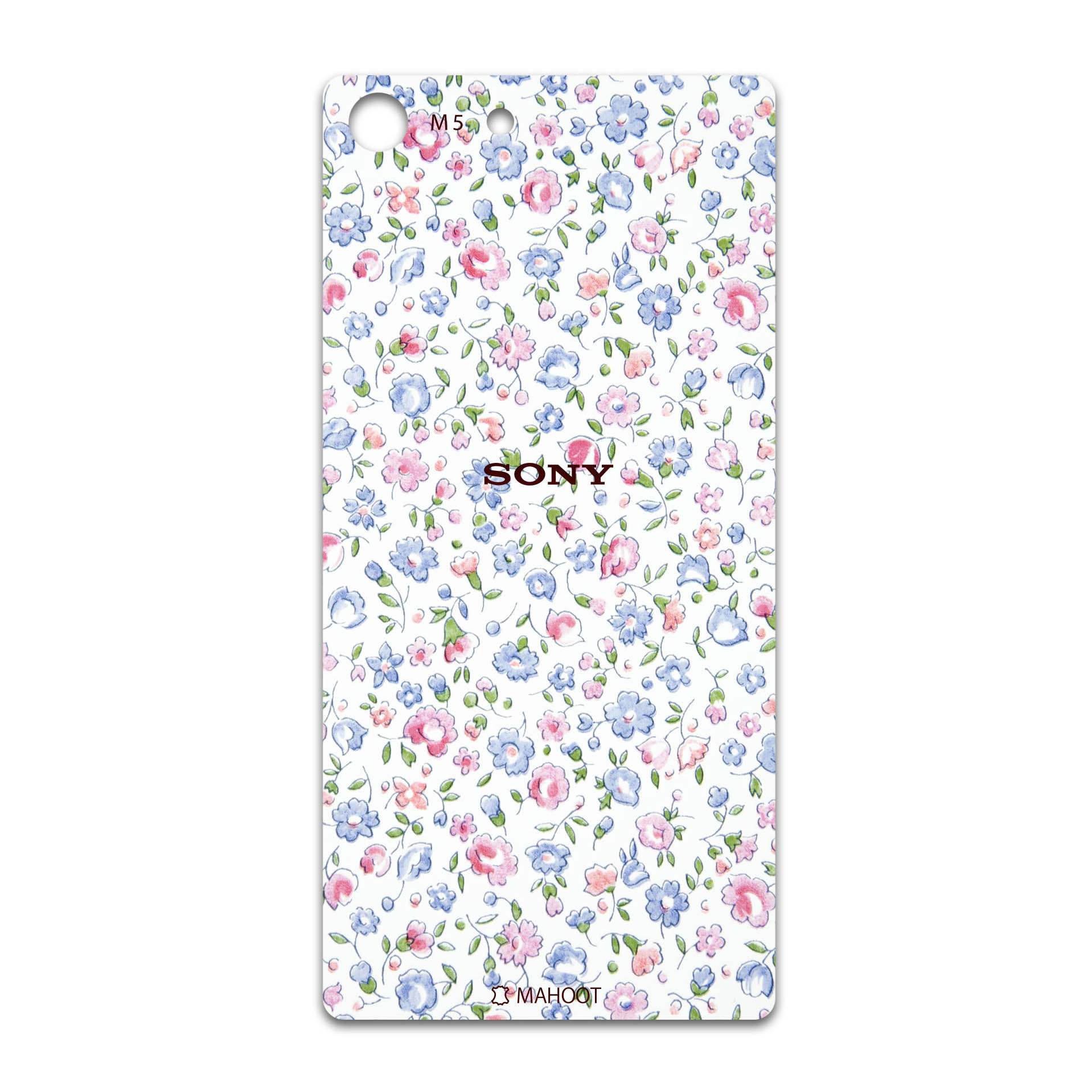 برچسب پوششی ماهوت مدل Painted-Flowers مناسب برای گوشی موبایل سونی Xperia M5