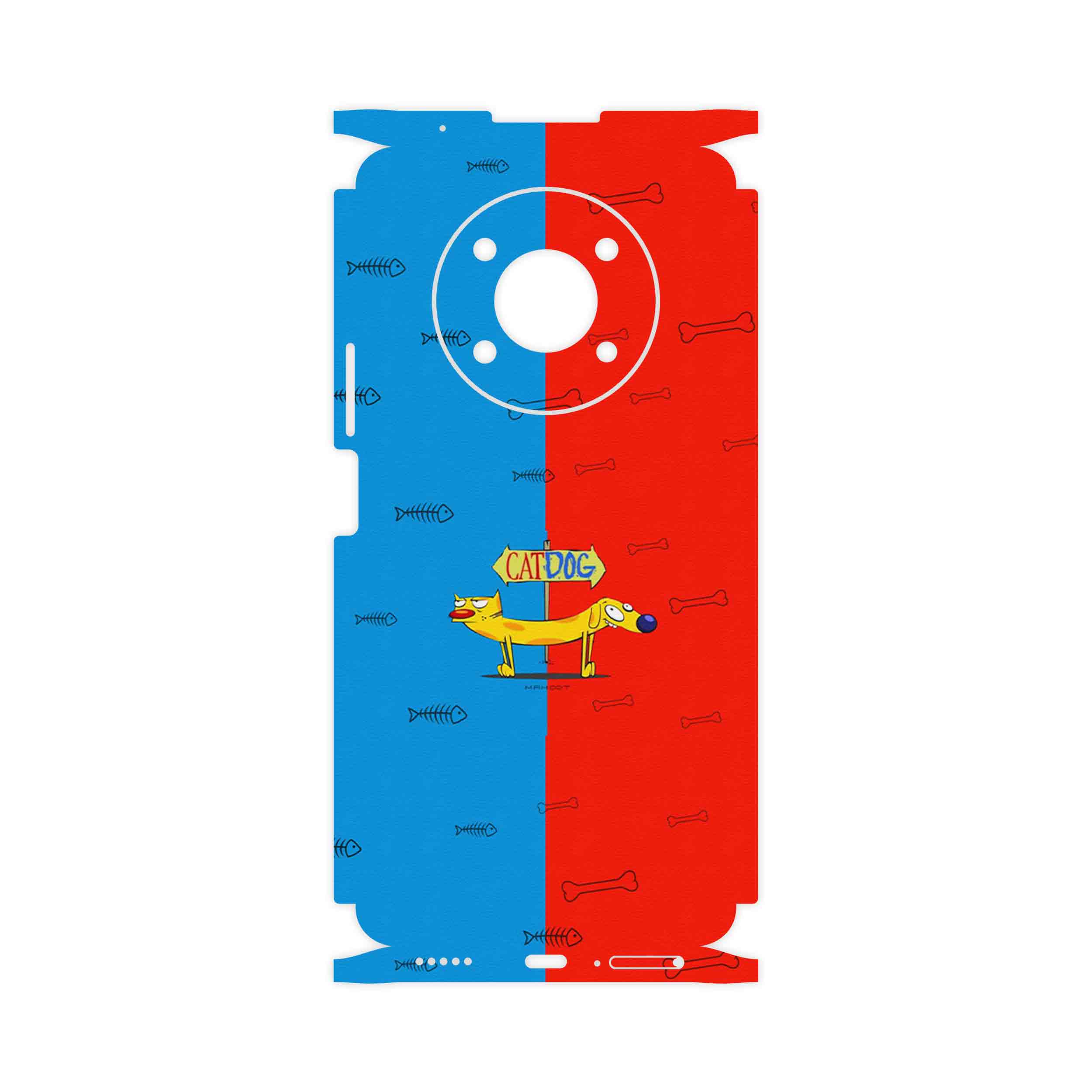 برچسب پوششی ماهوت مدل CatDog-FullSkin مناسب برای گوشی موبایل آنر X9 5G