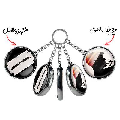  جاکلیدی خندالو طرح سریال پیکی بلایندرز مدل دوطرفه کد 32003207