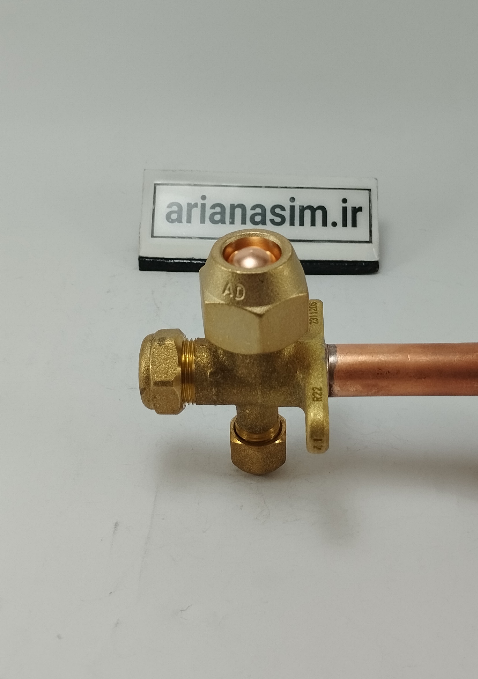 شیر سرویس کولر کله صاف سایز 1/2 اینچ درجه یک | آریا سیتی
