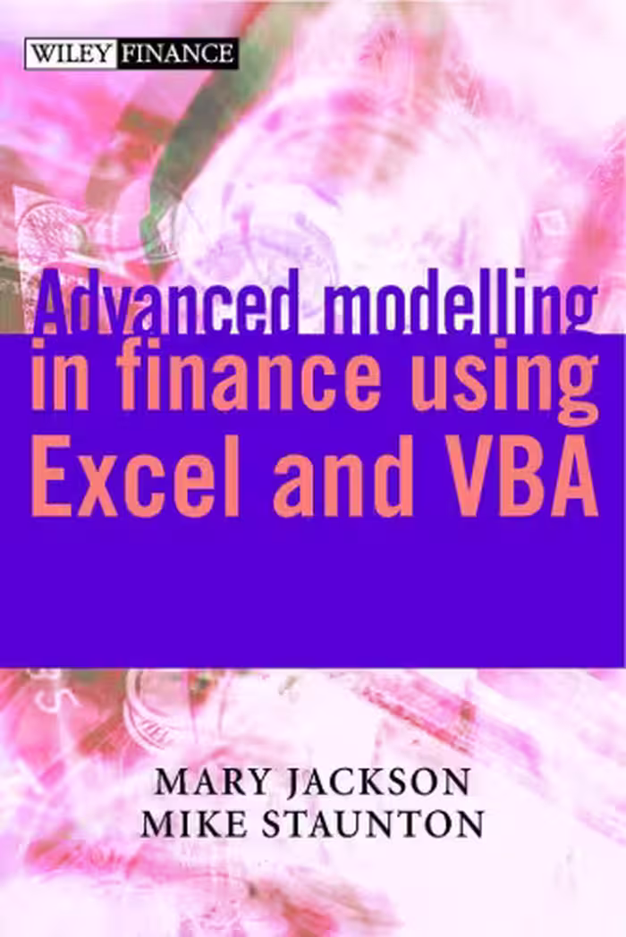 خرید و دانلود نسخه کامل کتاب Advanced modelling in finance using Excel and VBA