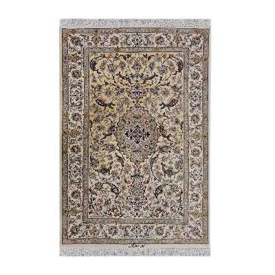 فرش دستبافت دو متری اصفهان آبتین کد 1445