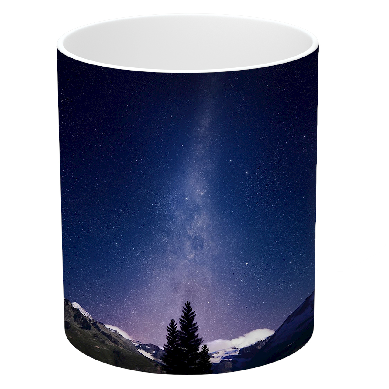 ماگ طرح swiss alps night مدل NI760