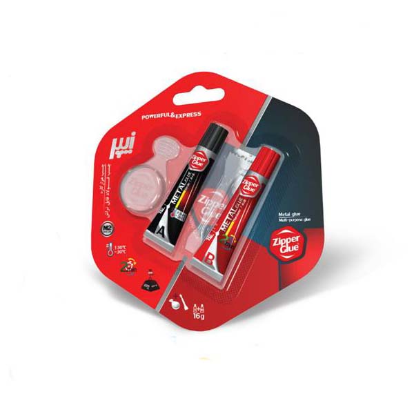 چسب دوقلوی زیپر مدل m2 وزن 16 گرم