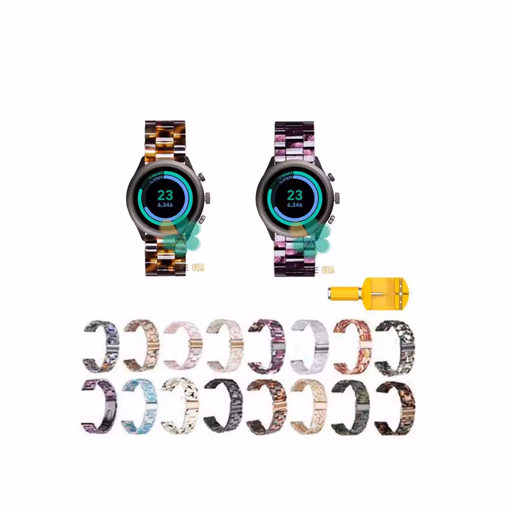 بند ساعت فسیل اسپرت Fossil Sport مدل رزینی