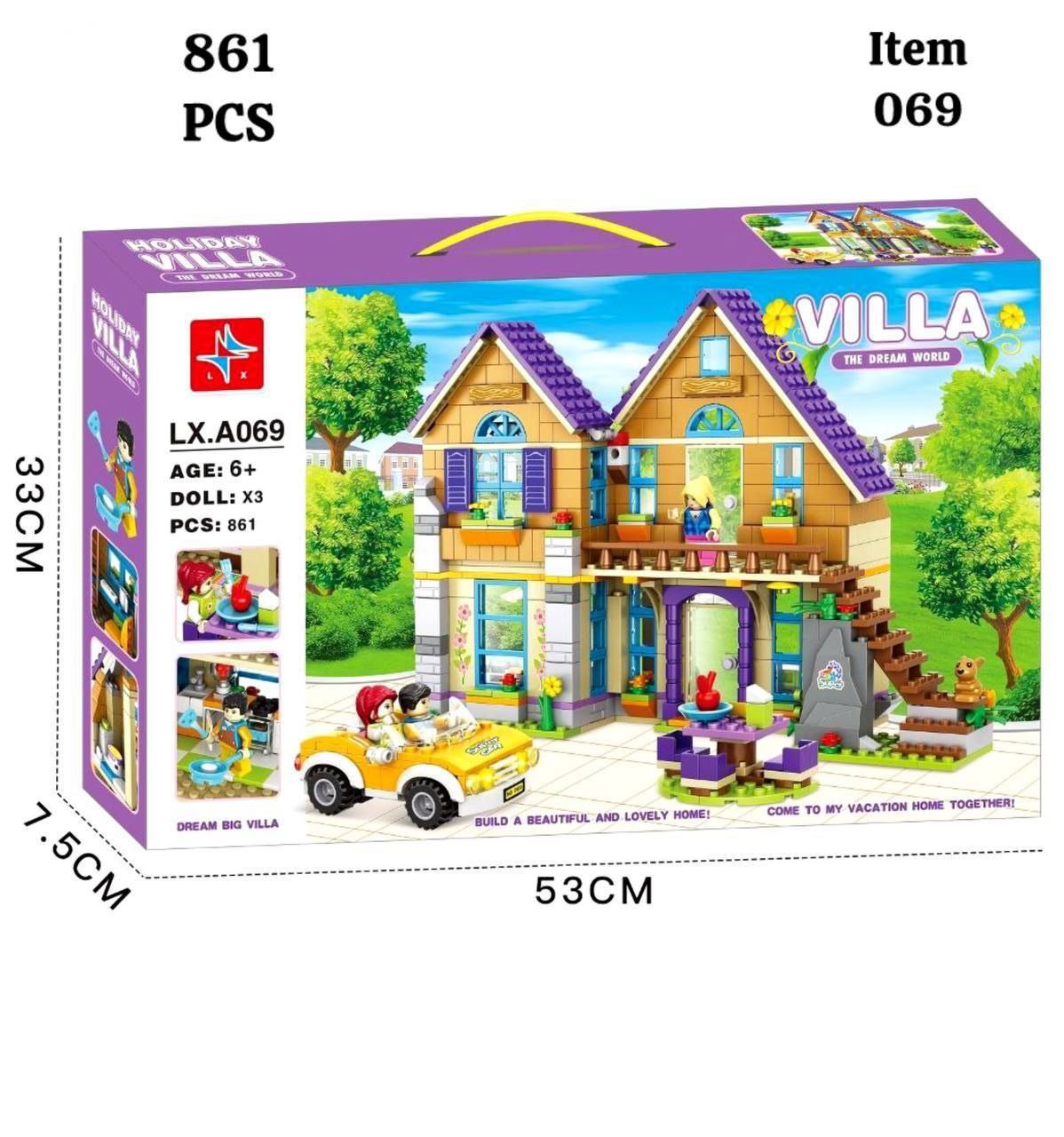 ساختنی مدل ویلا بزرگ