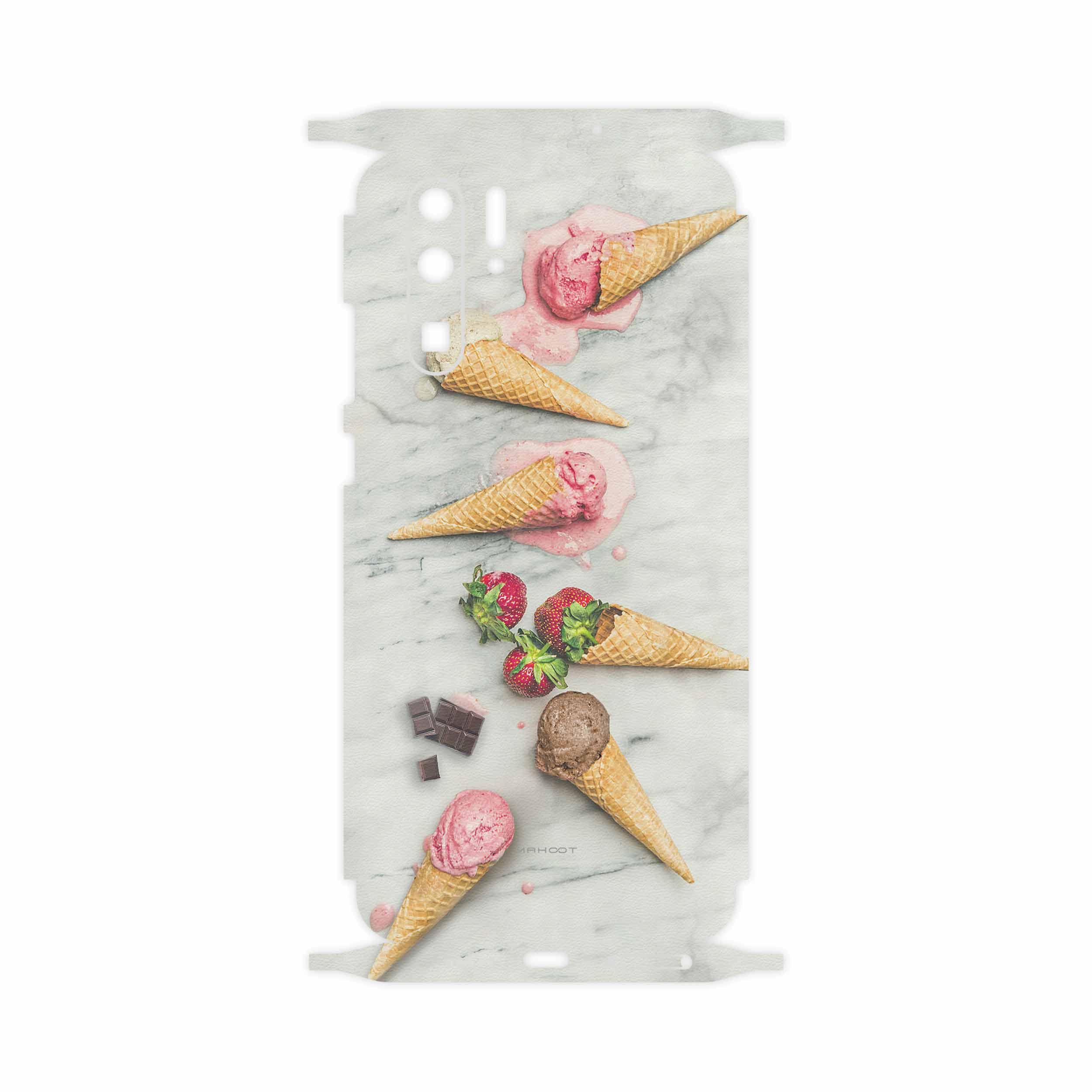 برچسب پوششی ماهوت مدل Funnel ice cream-FullSkin مناسب برای گوشی موبایل هوآوی P30 Pro