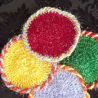 اسکاچ ابنباتیبافه شده با کاموای سوزنی