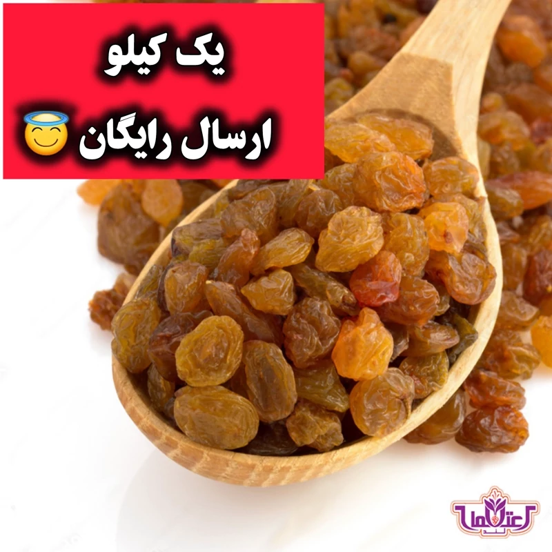 کشمش پلویی اعلا یک کیلویی اعتماد تمیز و نرم(تخفیف دار) | amazonchi