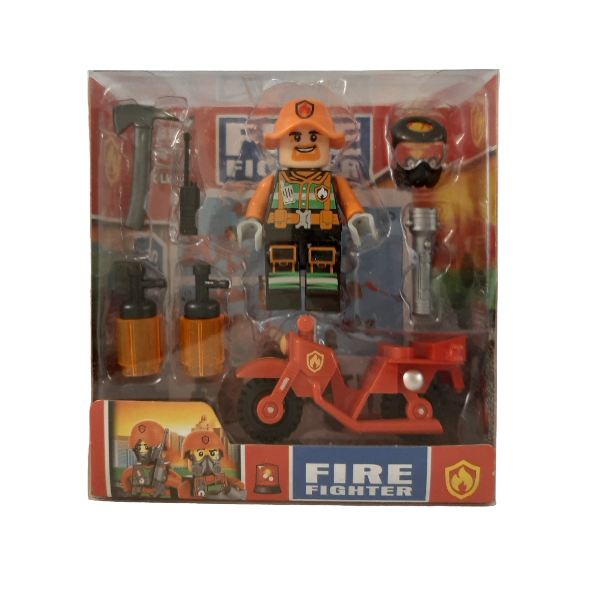 ساختنی مدل آتشنشانی طرح موتورسوار کد F3