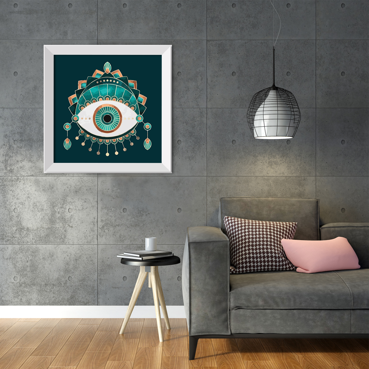 تابلو طرح چشم نظر کد TM85