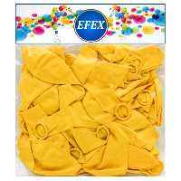 بادکنک زرد سایز 6 اینچ مدل EFEX مجموعه 40 عددی