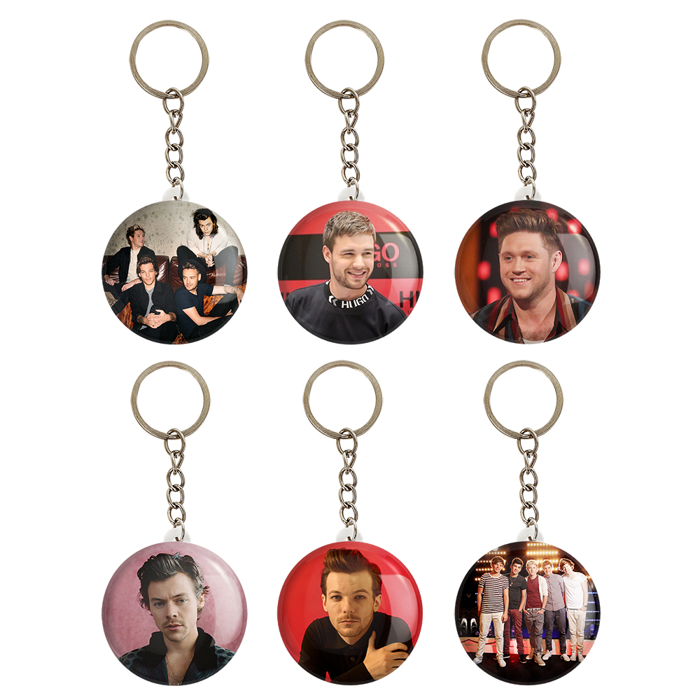 جاکلیدی خندالو مدل گروه وان دایرکشن One Direction کد 1076B مجموعه 6 عددی