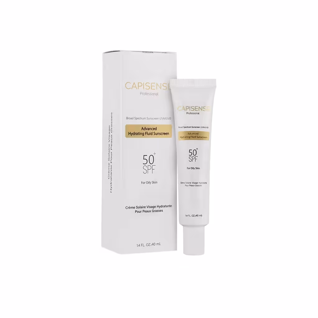 فلویید ضد آفتاب و آبرسان مناسب پوست چرب SPF 50 کپیسنس