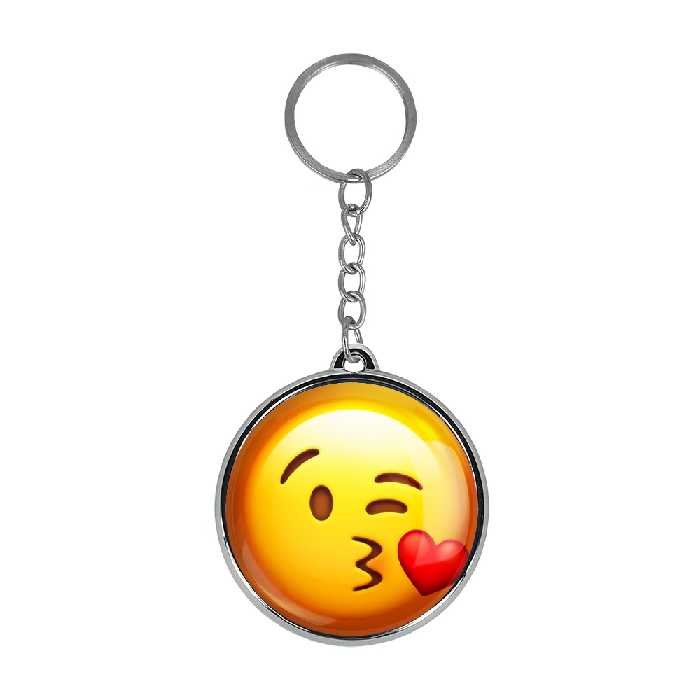 جاکلیدی خندالو طرح ایموجی مدل دوطرفه کد 13011309