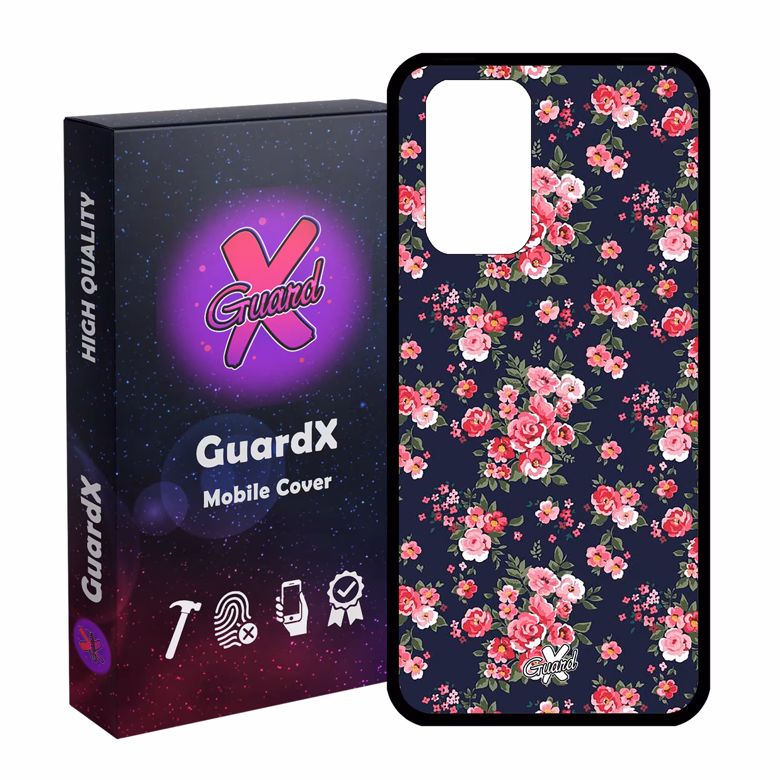 کاور گارد ایکس طرح Flower مدل Glass10130 مناسب برای گوشی موبایل شیائومی Redmi Note 10 Pro / Note 10 Pro Max