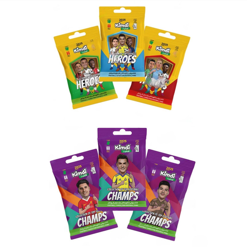 اسباب بازی شانسی کیمدی مدل میکس 2025 هیروز و چمپس مجموعه 6 عددی | چاوه