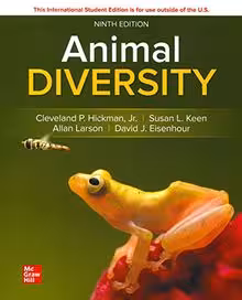 خرید و دانلود نسخه کامل کتاب Animal Diversity (9th Edition) (International Student Edition) BY Hickman -   Pdf