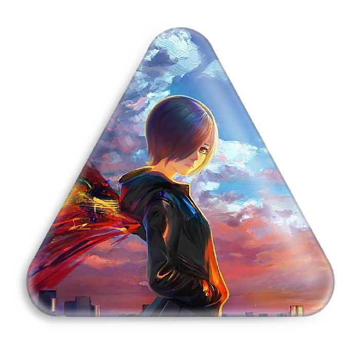 پیکسل خندالو طرح توکا کریشیما انیمه توکیو غول مدل مثلثی کد 11874