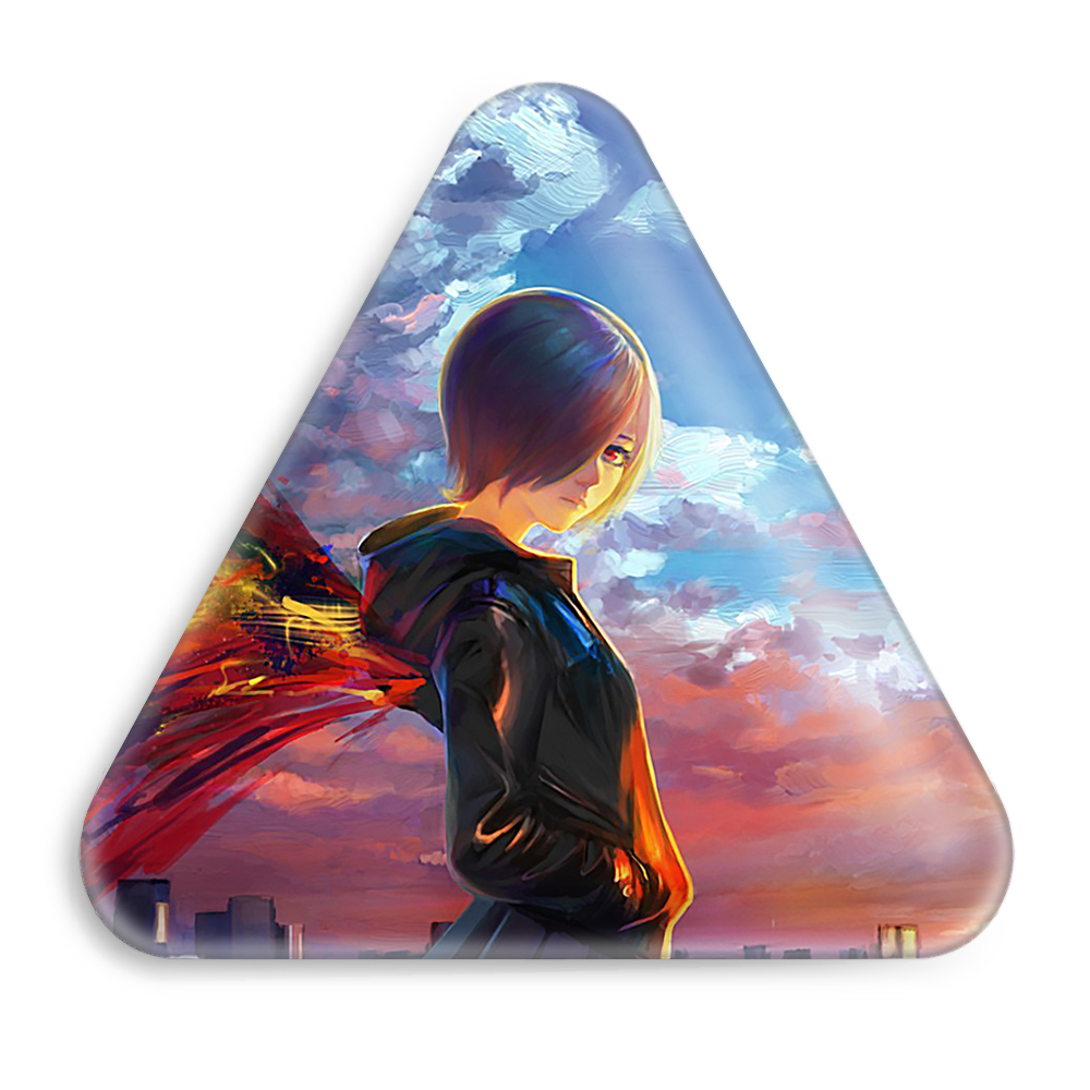 پیکسل خندالو طرح توکا کریشیما انیمه توکیو غول مدل مثلثی کد 11874