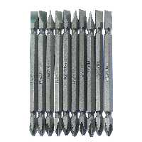 سری پیچ گوشتی یک سر چهارسو یک سر دو سو نیکون مدل NE-PH2-100mm مجموعه 10 عددی